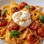 Burst Tomato Burrata Pasta