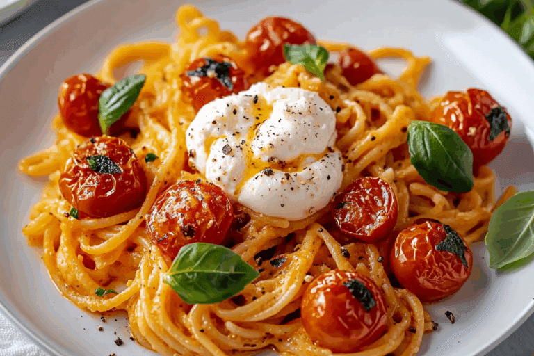 Burst Tomato Burrata Pasta