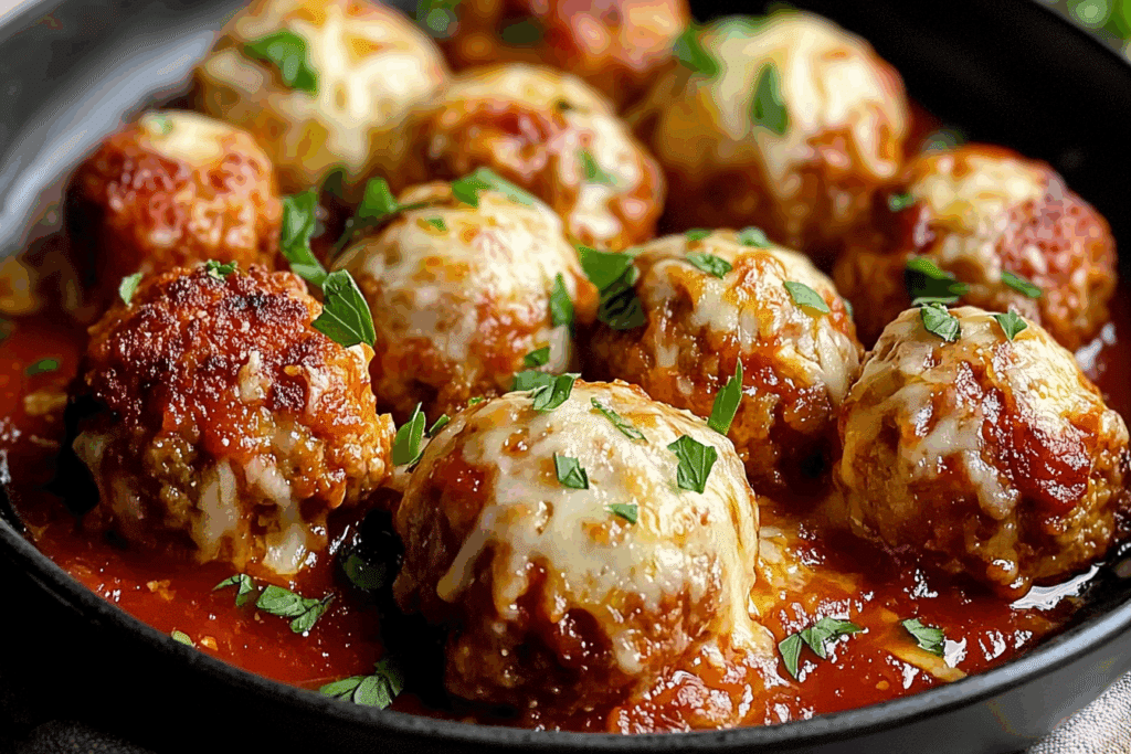 Chicken Parm Meatballs
