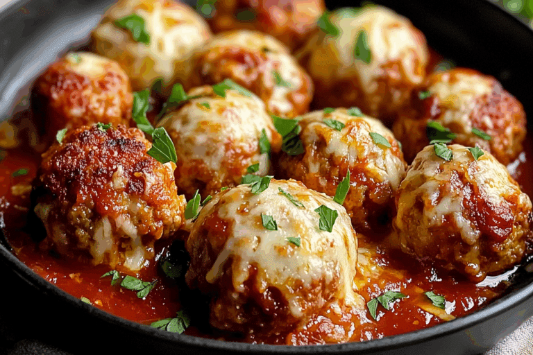Chicken Parm Meatballs