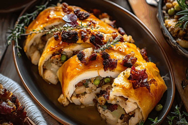 Turkey & Stuffing Roll Ups