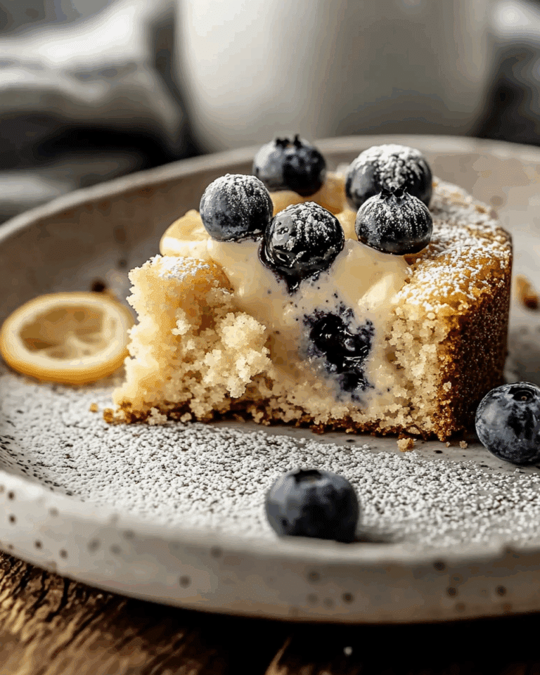 Lemon Blueberry Coffee Cake