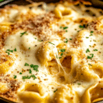 Cheesy Tortellini Bake