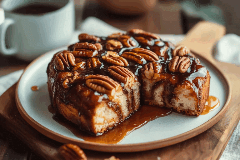 Maple Caramel Pecan Sticky Babka