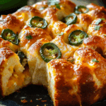 Cheddar Jalapeño Pull Apart Bread
