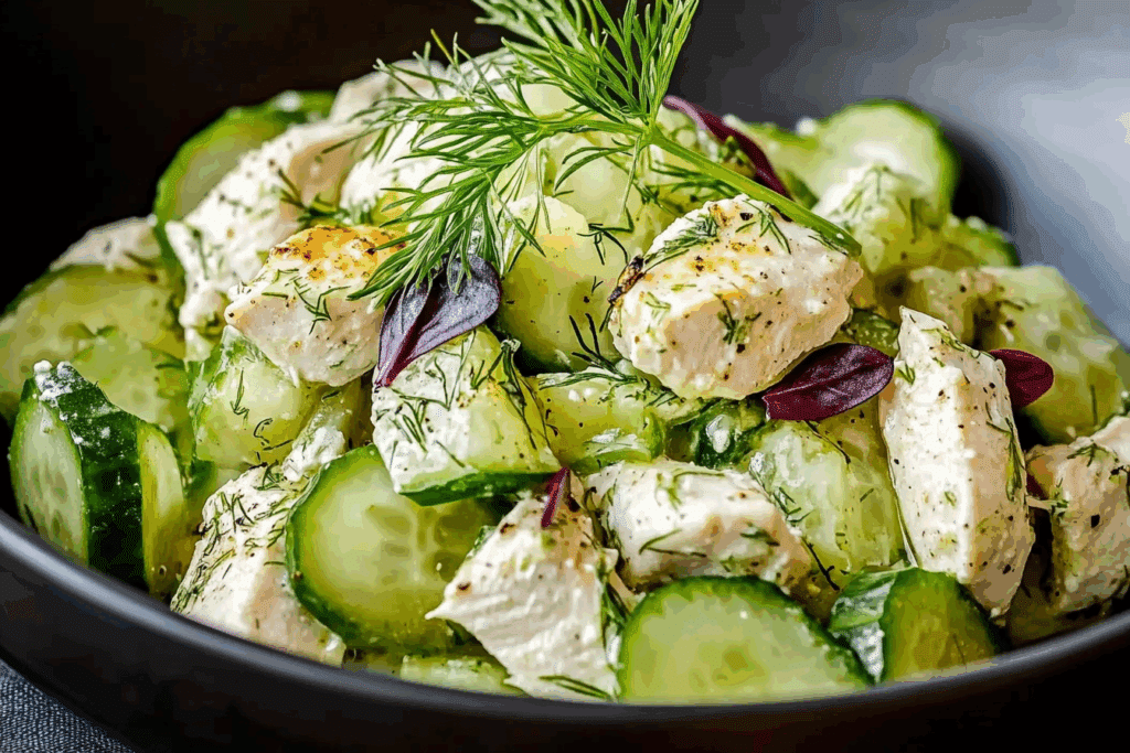 Cucumber Dill Chicken Salad