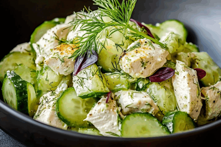 Cucumber Dill Chicken Salad