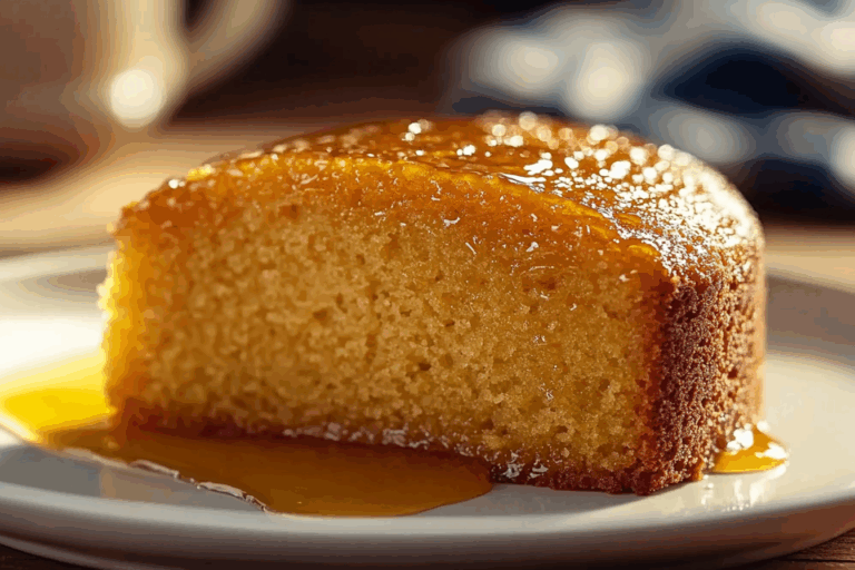 Slow Cooker Golden Syrup Sponge