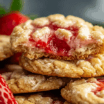 Strawberry Pop Tart Cookies