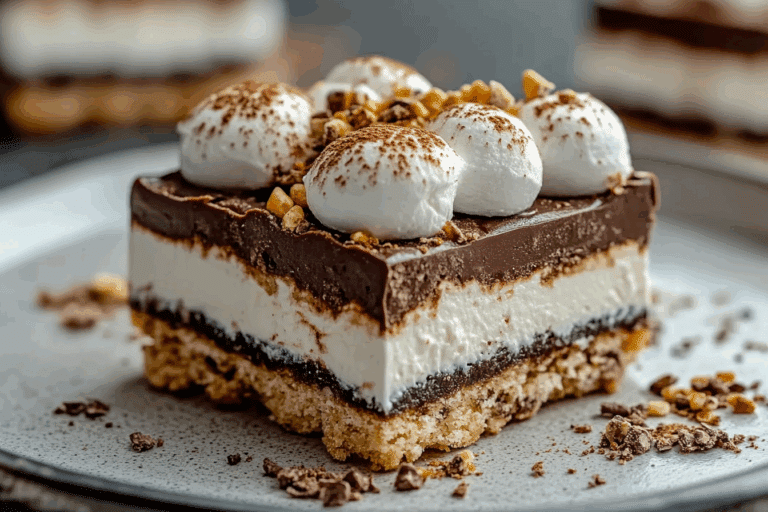 Easy Frozen Protein S’mores Bars