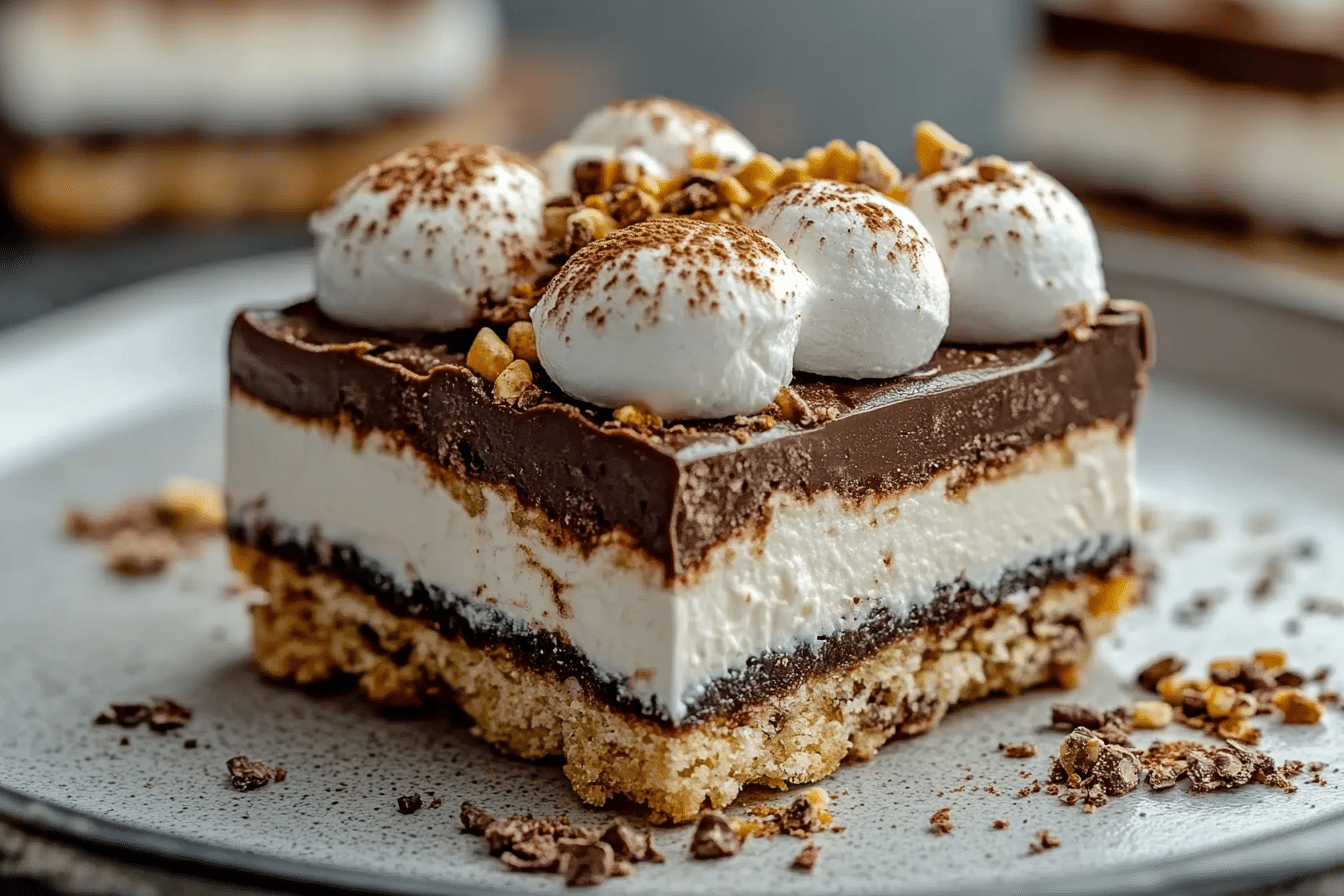 Easy Frozen Protein S’mores Bars