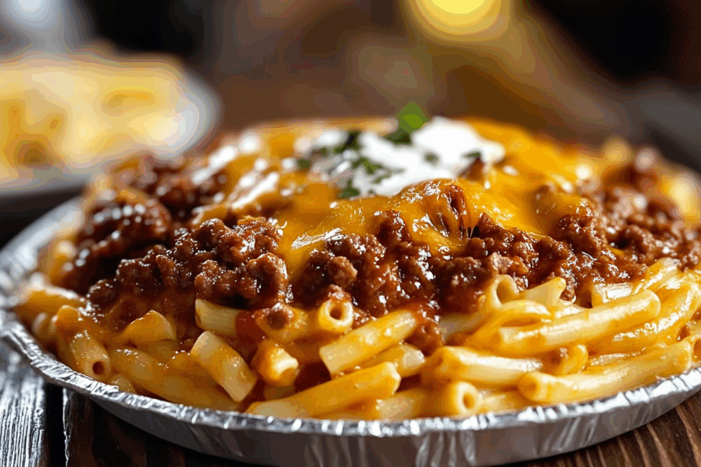 Cheesy Sloppy Cheeseburger Pasta