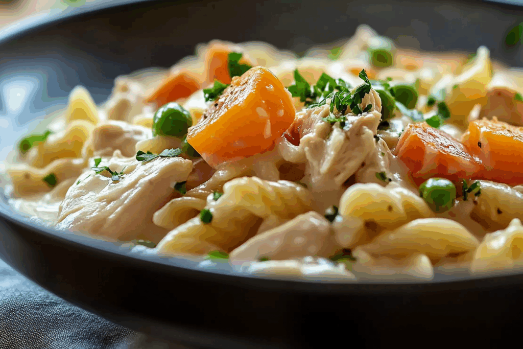 Chicken Pot Pie Pasta