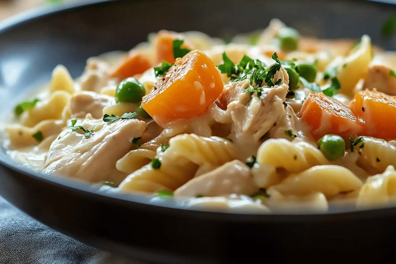 Chicken Pot Pie Pasta
