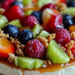 Caramel Crunch Cheesecake Fruit Salad