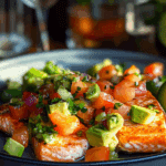 Salmon with Avocado Salsa