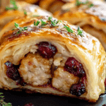 Turkey and Cranberry Sausage Rolls