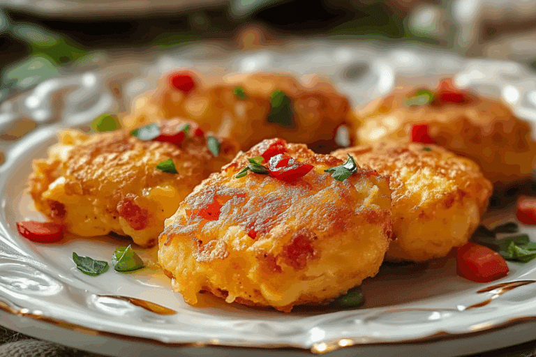 Cheesy Vegetable Fritters