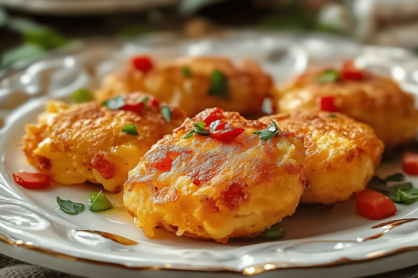 Cheesy Vegetable Fritters