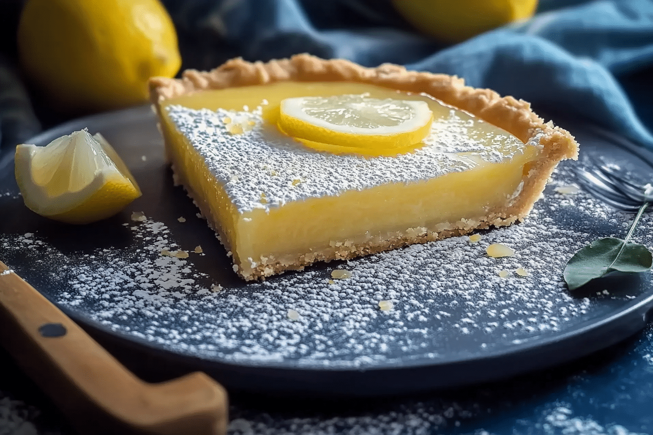 Easy Crustless Lemon Tart