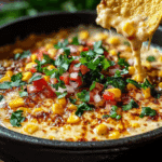 Roasted Corn Queso Fundido