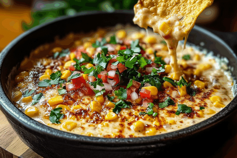 Roasted Corn Queso Fundido