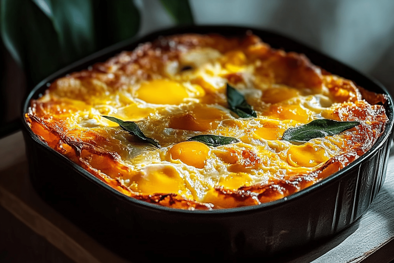 Cheesy Protein Egg Bake