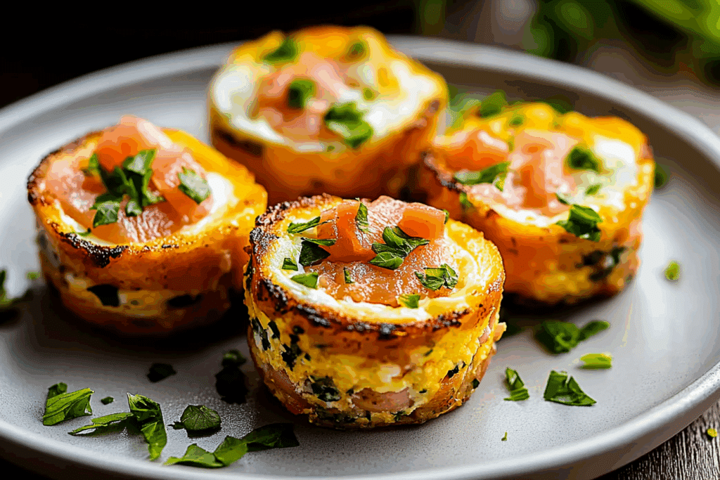High-Protein Tuna Melt Egg Bites