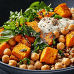 Chickpea & Sweet Potato Grain Bowls