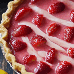 No Bake Strawberry Lemonade Pie