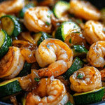 Shrimp and Zucchini Stir Fry with Homemade Teriyaki