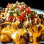 Cheeseburger Tater Tot Nachos