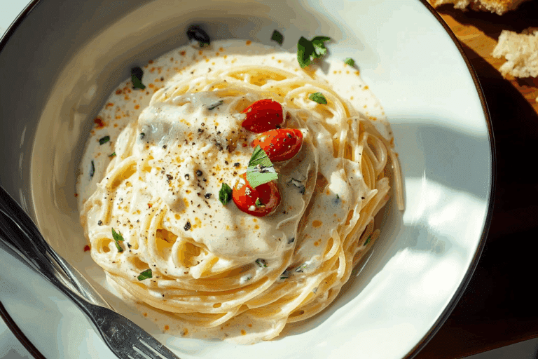 White Sauce Spaghetti