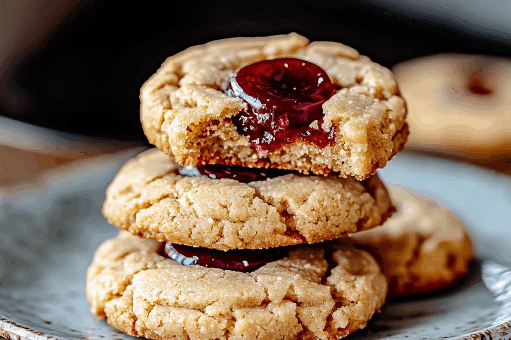 Peanut Butter and Jelly Cookies
