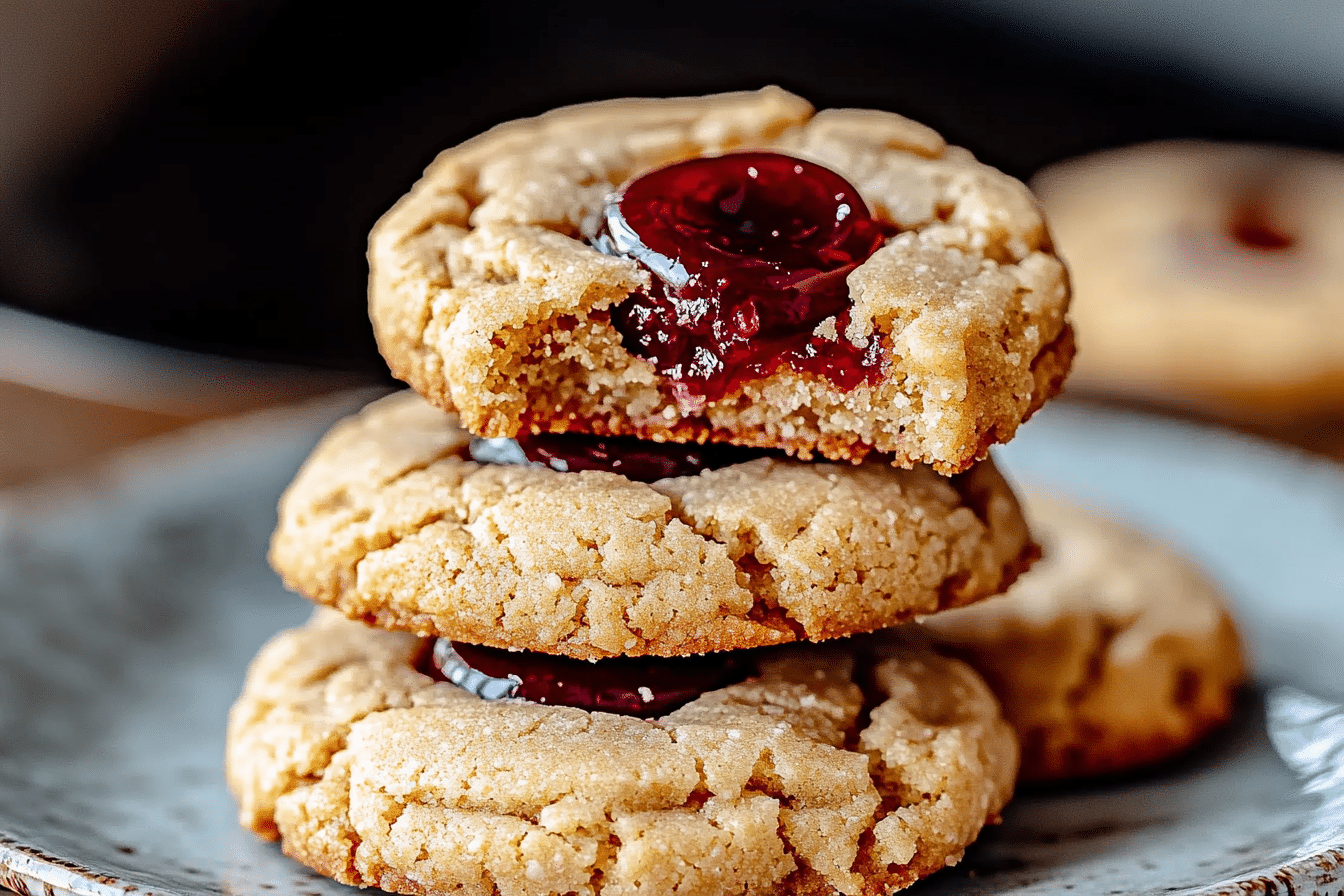 Peanut Butter and Jelly Cookies