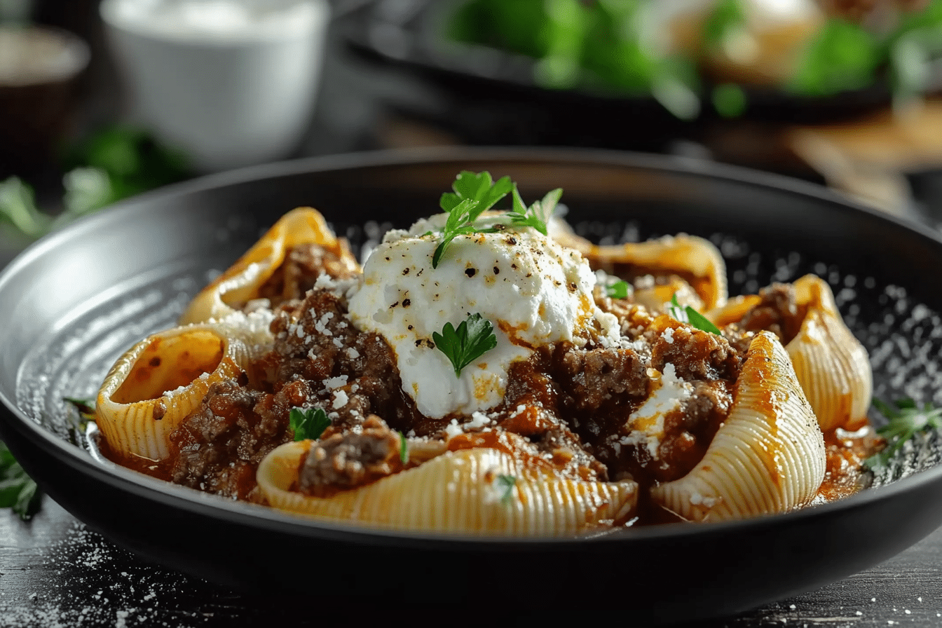 Beef Stuffed Shells Ricotta