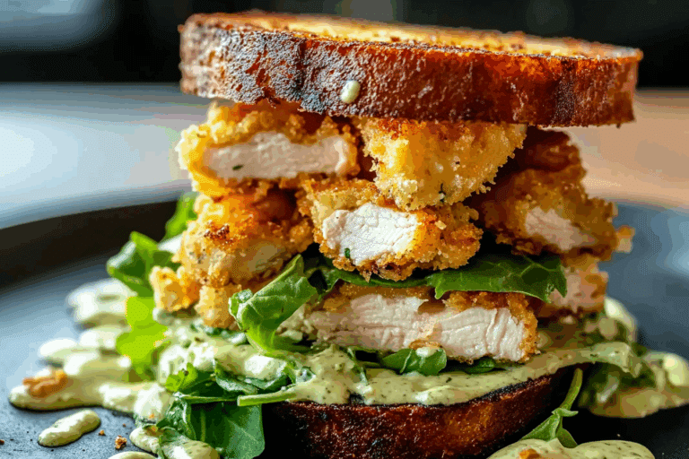 Crispy Chicken Caesar Sandwich