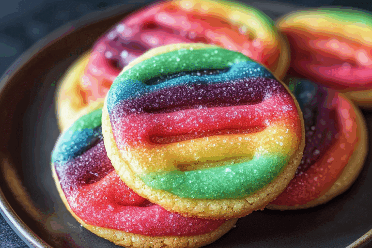 Rainbow Sugar Cookies