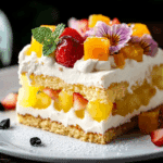 Best Tropical Layered Poke Cake