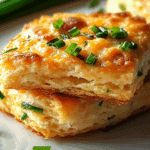 Cheddar Chive Scallion Biscuits