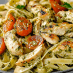 Creamy Chicken Pesto Pasta