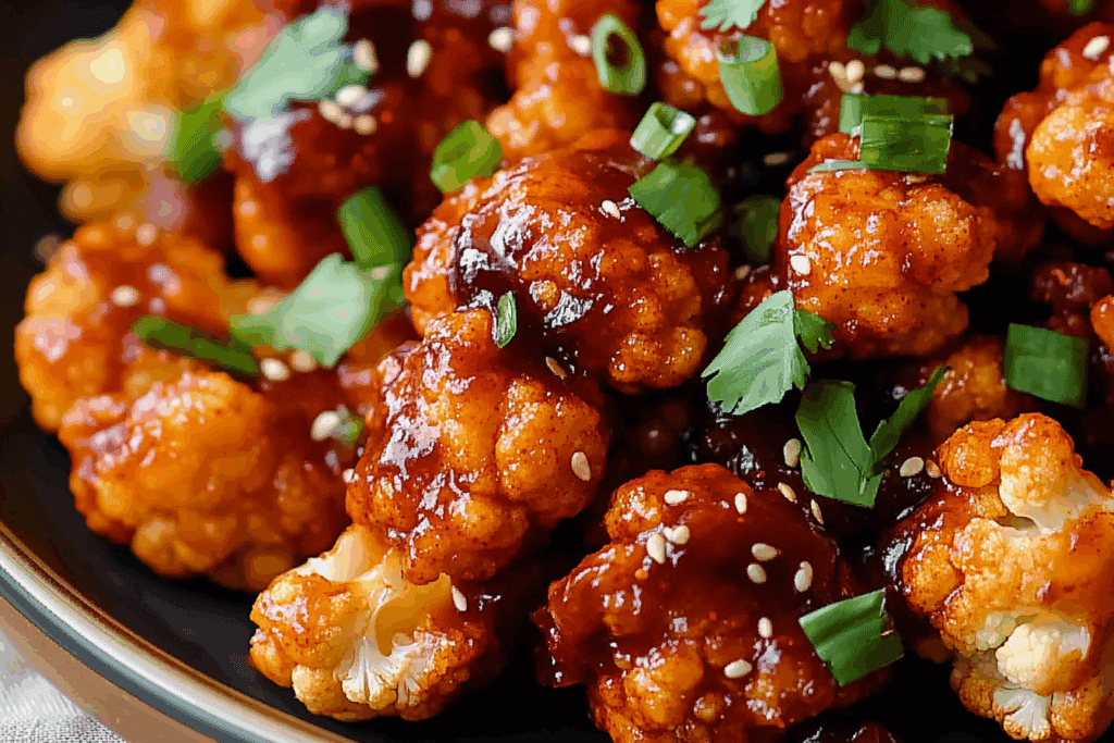 Crispy Gochujang Cauliflower Wings