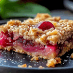 Rhubarb Magic Bars