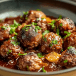 Bison Meatballs