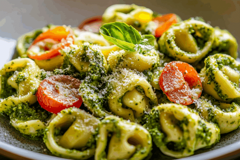 Broccoli Pesto Tortellini Salad