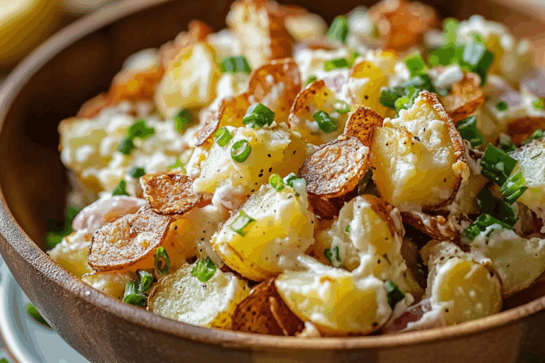 Crispy Smashed Potato Salad