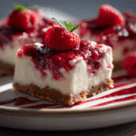 No-Bake Raspberry Cheesecake Bars