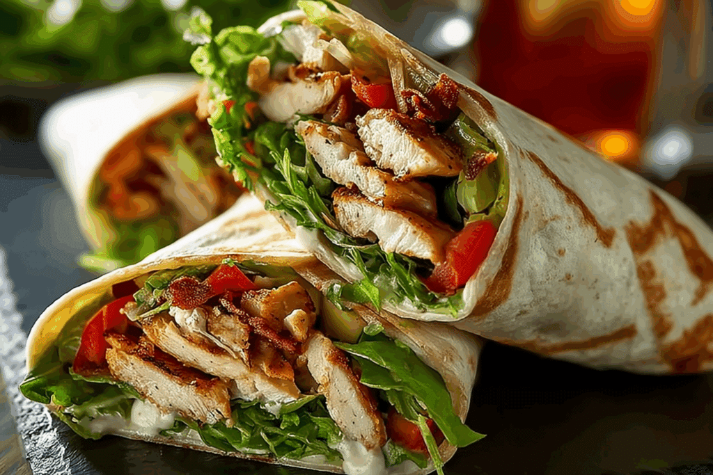 Ranch Chicken Wraps
