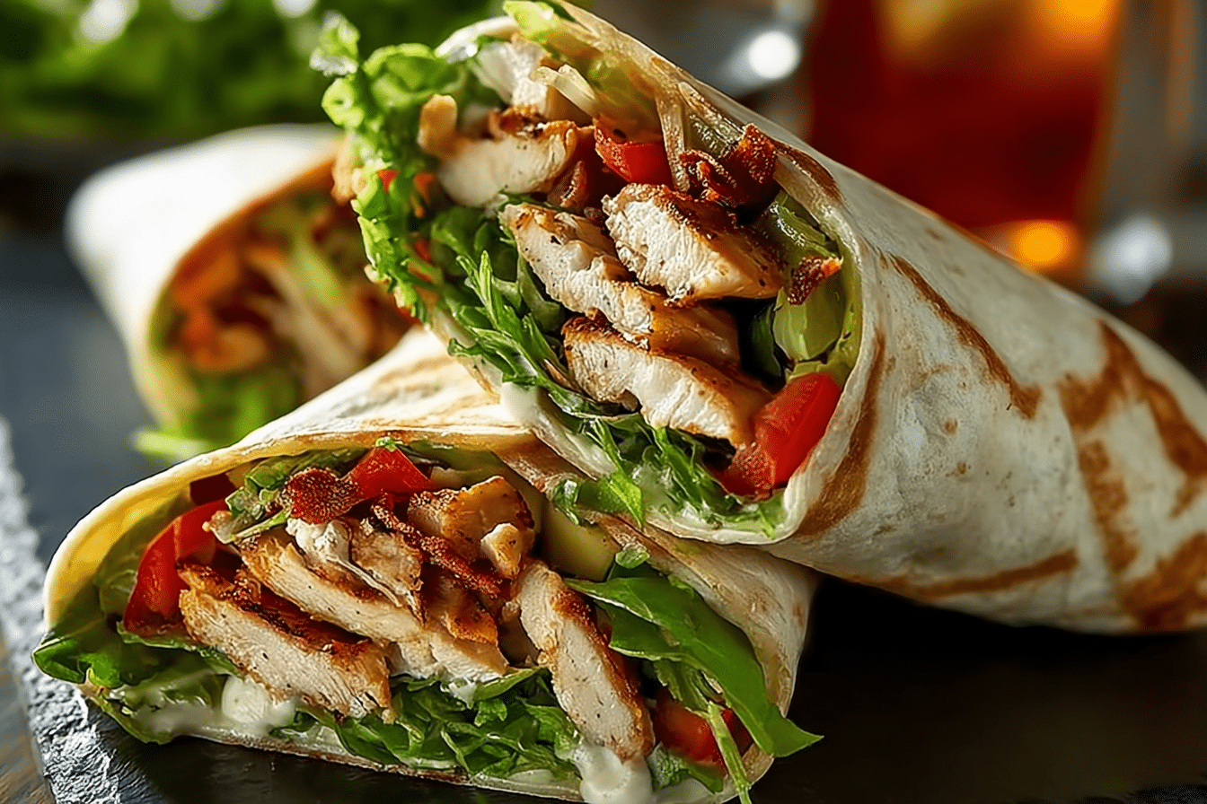 Ranch Chicken Wraps