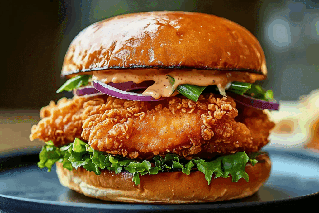Thai Fried Chicken Sandwich